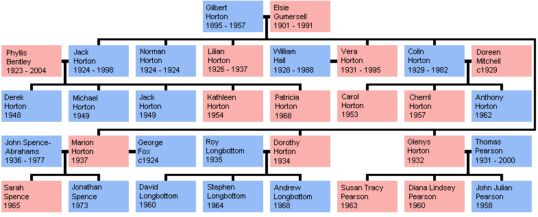 Brothers/Sisters Family Tree